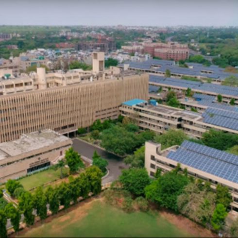 iit delhi campus view