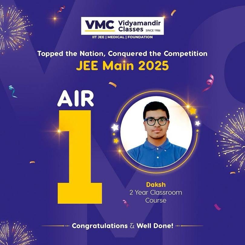 JEE Main 2026 Toppers List Session 2 - AIR 1 7 JEE Main 2026 toppers list