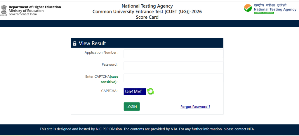 CUET UG 2026 Result Declared — Check the Results @ cuet.nta.nic.in now 6 cuet result