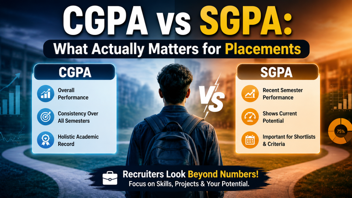 CGPA vs SGPA: What Actually Matters for Placements