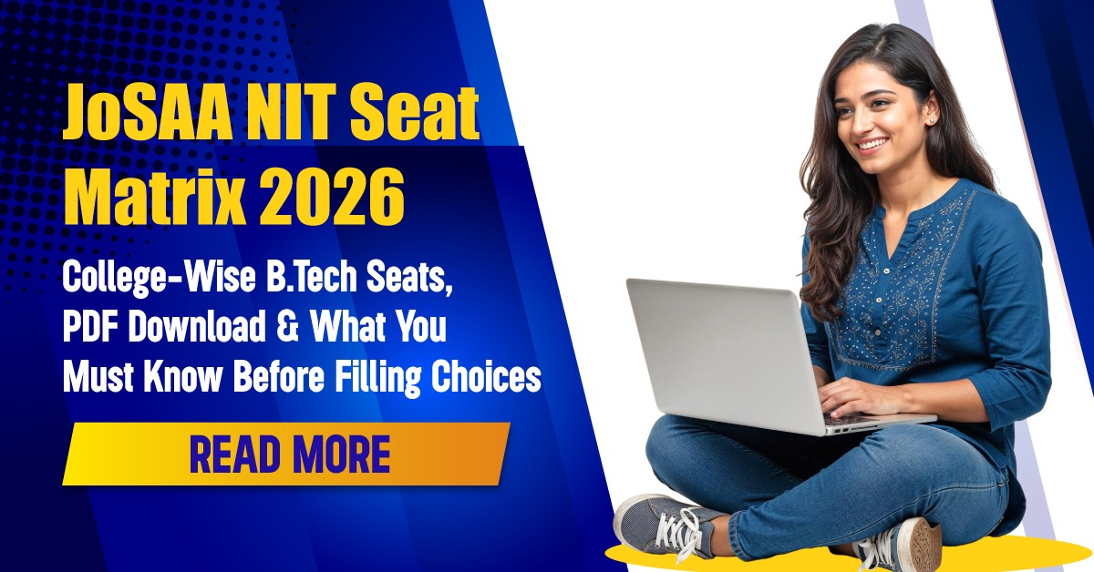JoSAA NIT Seat Matrix 2026