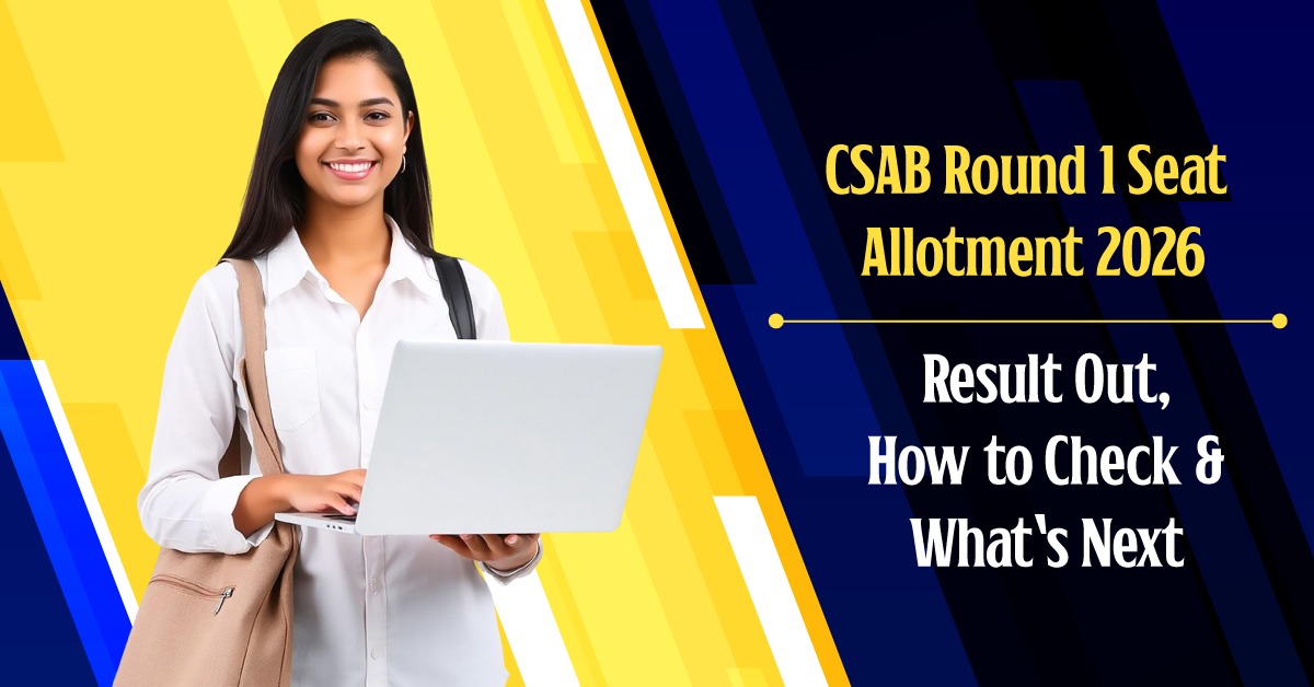 CSAB round 1 seat allotment