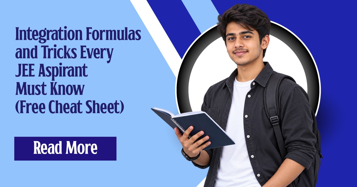 integration formulas for JEE