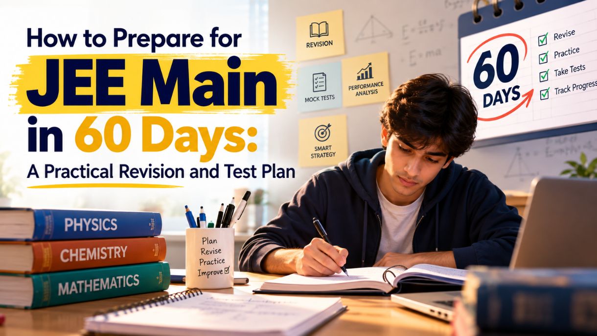 JEE Main 60-Day Preparation: Revision, PYQ & Mock Strategy